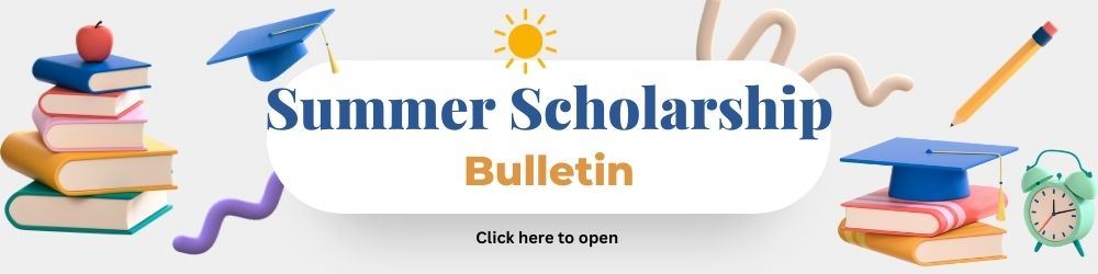 Spring Scholarship Bulletin Opens in new window