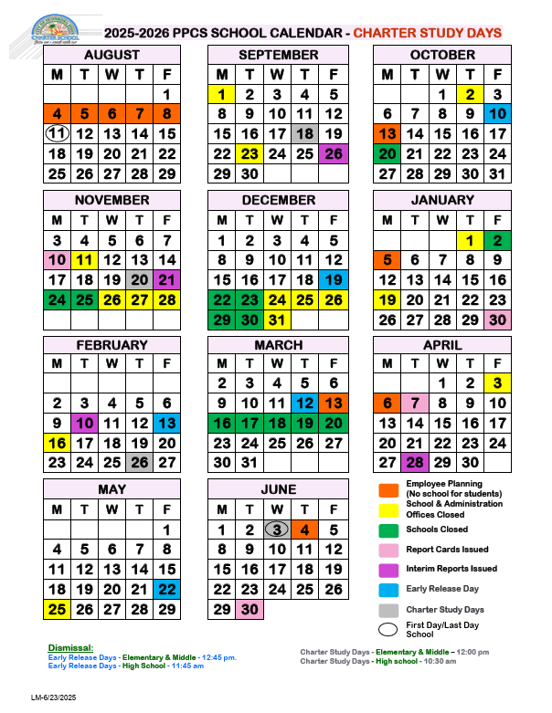 PPCS Calendar 2526